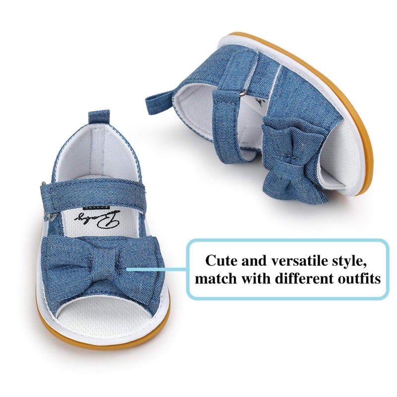 CoKate Baby Boys Girls Sandals Rubber Sole Outdoor First Walker Toddler Girls Boys Summer Shoes 3-6 Months Infant - Image 5